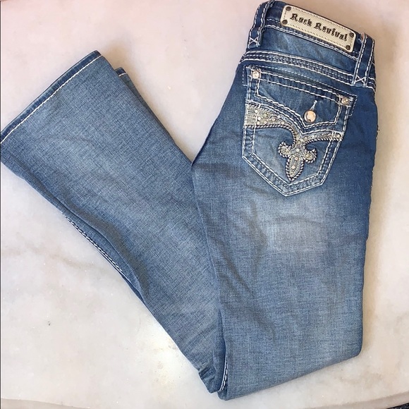 Rock revival Yui boot light wash jeans - Picture 2 of 12